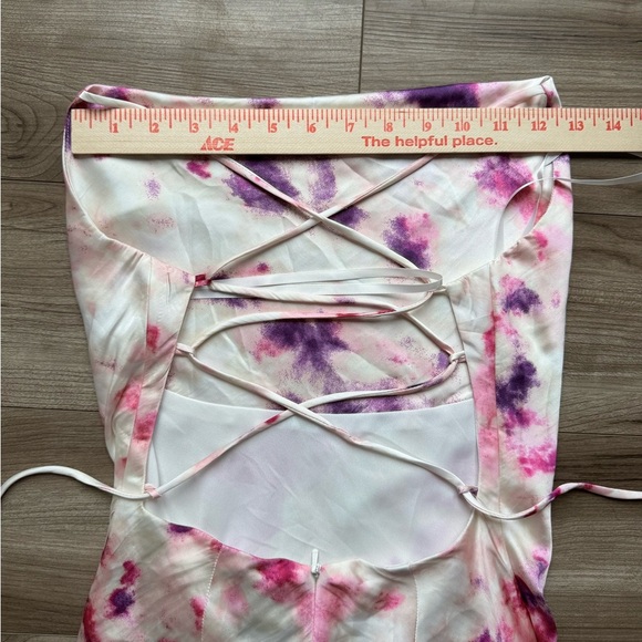 BARDOT TIE DYE SLIP DRESS Color: Purple Tie Dye Women’s Sz XS NWT - Picture 11 of 16